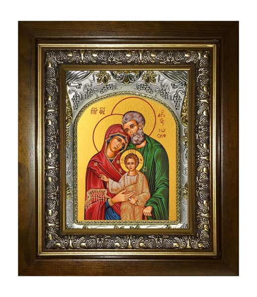 Икона Святое Семейство, в киоте 20х24 см 29479