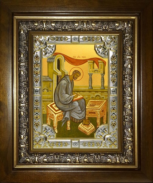 Икона Марк Апостол, в киоте 24х30 см 29558