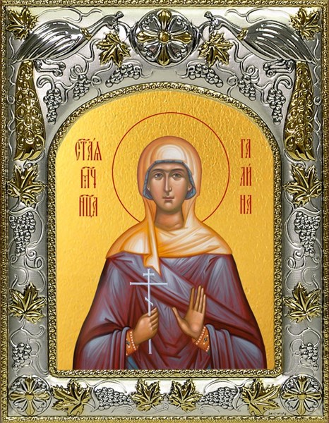 Икона Галина Коринфская мученица, 14х18 см 29811