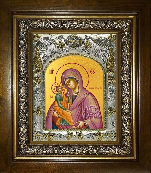 Икона Шуйская икона Божией Матери, в киоте 20х24 см 29838