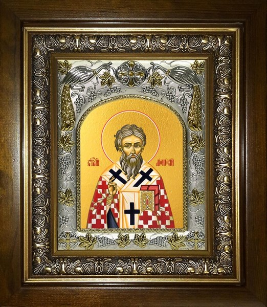 Икона Роман Сладкопевец преподобный, в киоте 20х24 см 29887