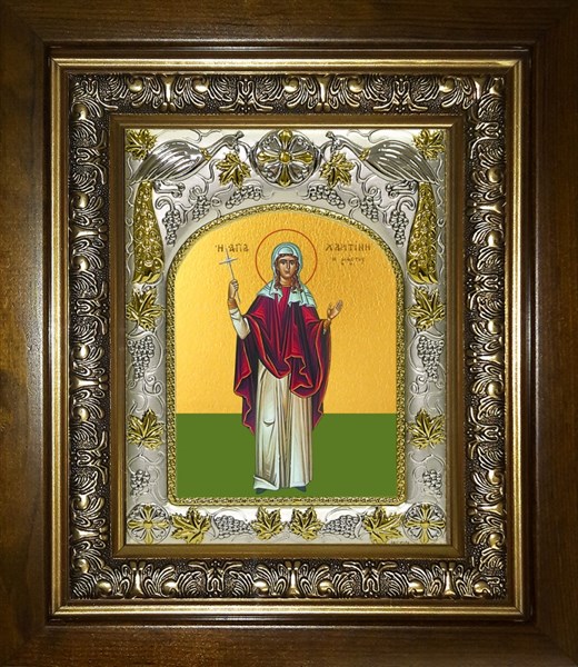 Икона Харитина Киликийская, мученица, в киоте 20х24 см 29942