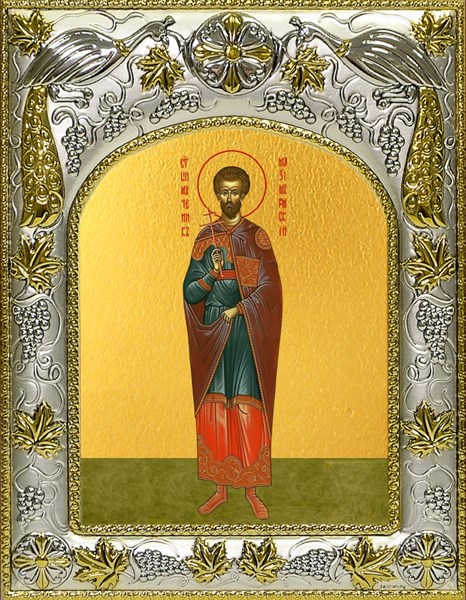Икона Максим Римский, мученик, 14х18 см 29954 - фото 43512
