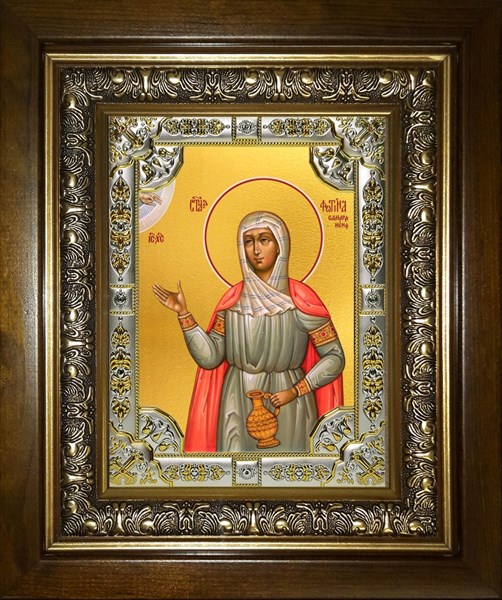 Икона Фотина (Светлана) Самаряныня, Римская, мученица, в киоте 24х30 см 29960