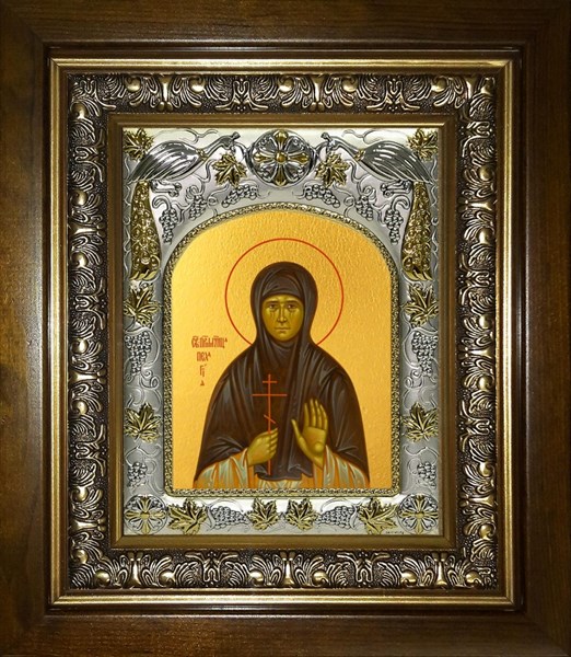 Икона Преподобномученица Пелагия (Тестова), в киоте 20х24 см 29961
