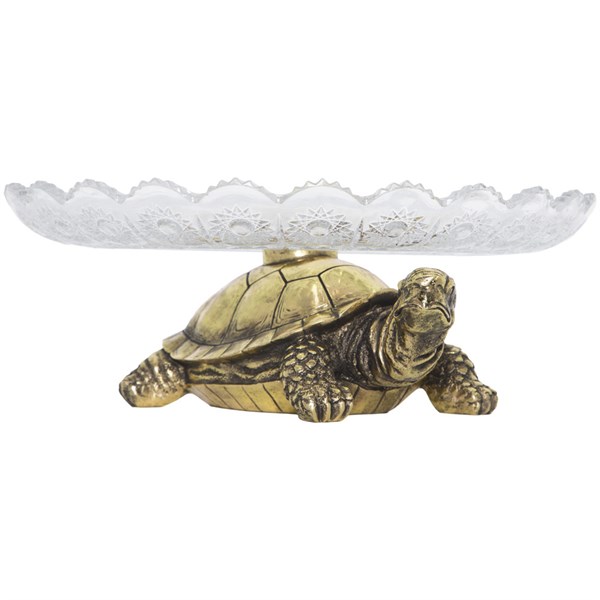 Фруктовница-конфетница Черепаха - 7 Бронза Bo52130_2652