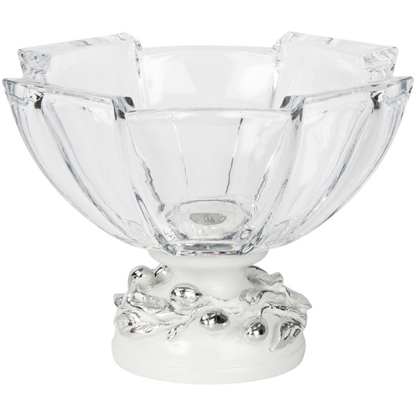 Фруктовница-конфетница Oliva Branch Silver Bo52101_3013