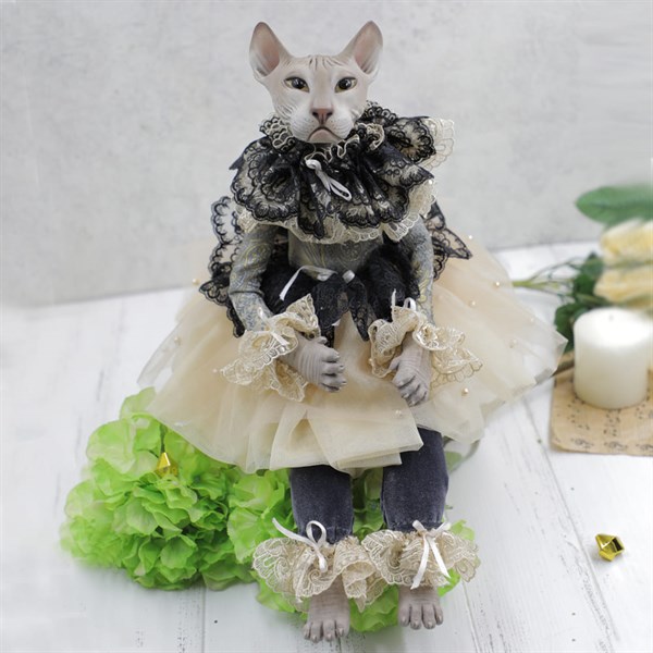Коллекционная кукла Кошка Иветт Bo76127_3304 - фото 66797
