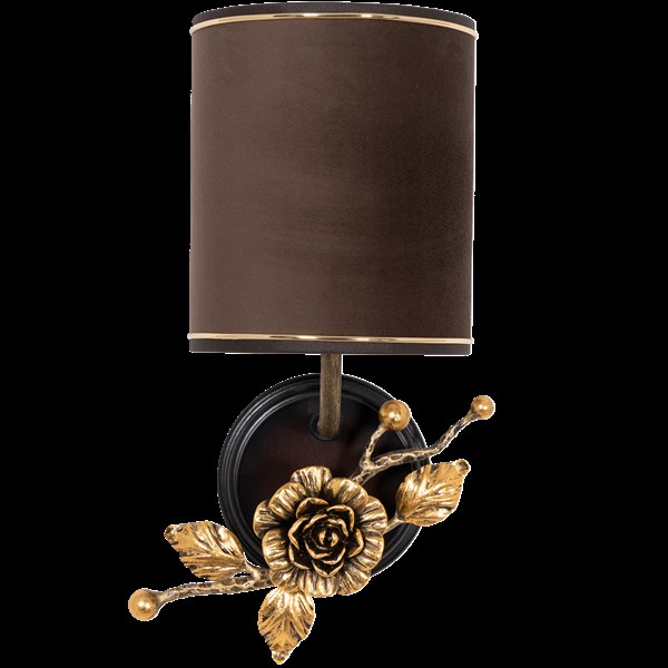 Бра Роза Прованса Эвелин правое Амбер Шоколад Bo35064_3338
