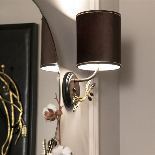 Бра Oliva Branch правое Каштан Амбер Bo35066_3397