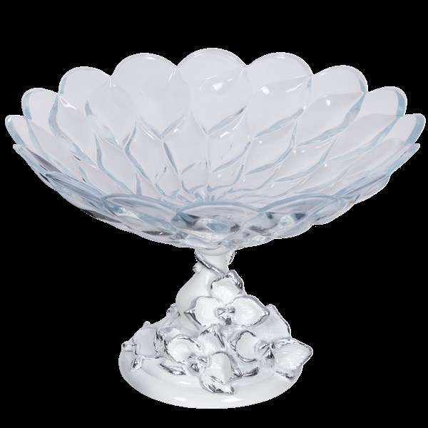 Фруктовница-конфетница Орхидея Лелия Сильвер Bo52100_3733