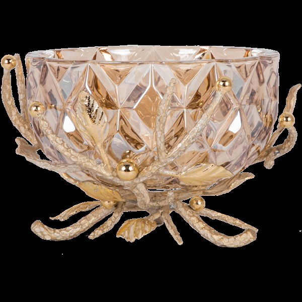 Фруктовница-конфетница Весна Кристалл Айвори Bo59004_4037