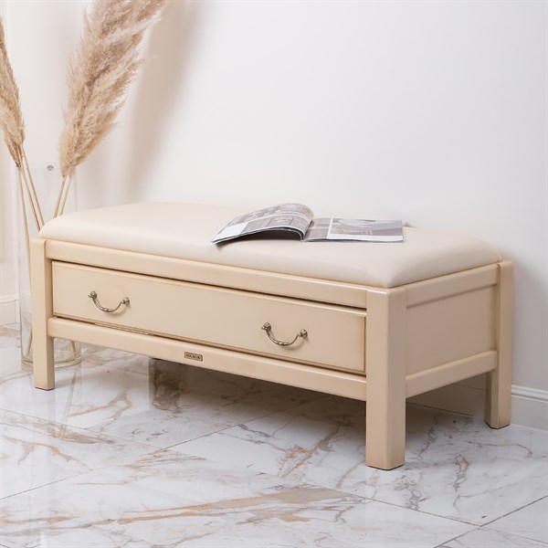 Банкетка Лотос-Комби 3 Айвори Пломбир Bo11161_4309