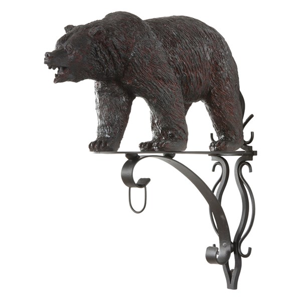 Кронштейн для цветов Медведь Велес Шоколад Bo77075_1193