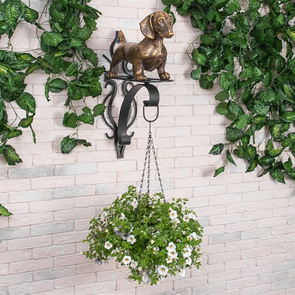 Кронштейн для цветов Такса Гучи (с ковкой) Bo77086_2962