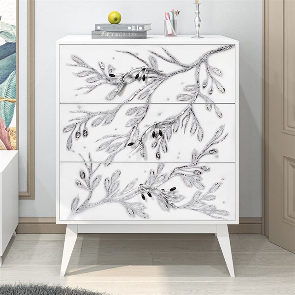 Комод Oliva Branch Айс Античное серебро Bo11629_3332