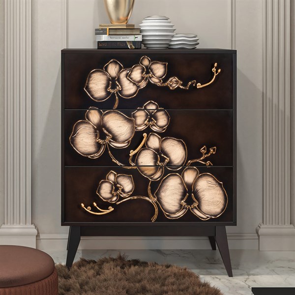 Комод Орхидея Симпл Вайд Каштан Bo11646_4167