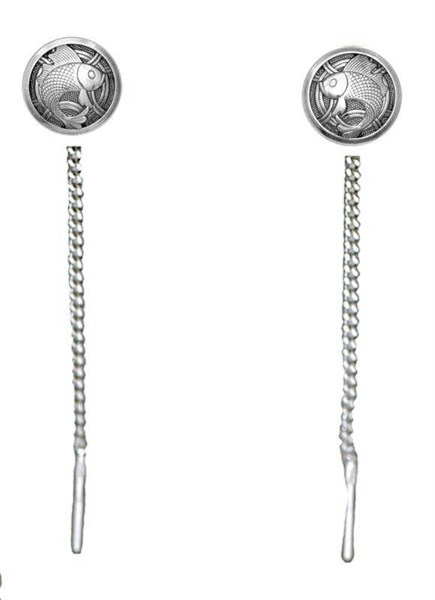 Серьги серебряные 1.1 гр. 229001