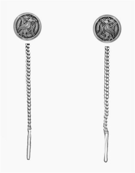 Серьги серебряные 1.1 гр. 229002