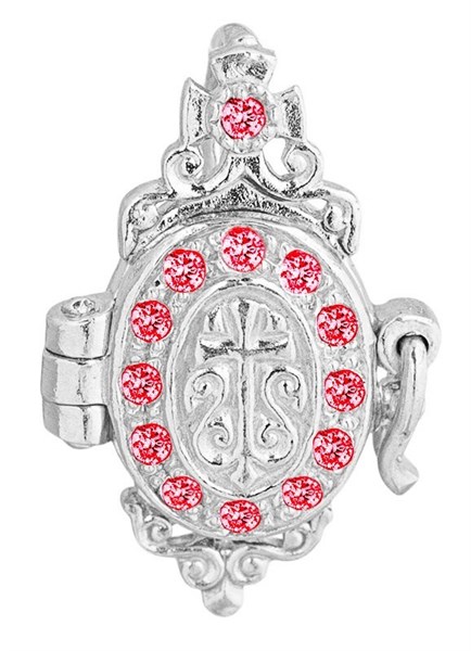 Складень серебряный с фианитами 229012