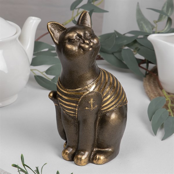 Статуэтка Кот Вуди Бронза Bo22701_4333