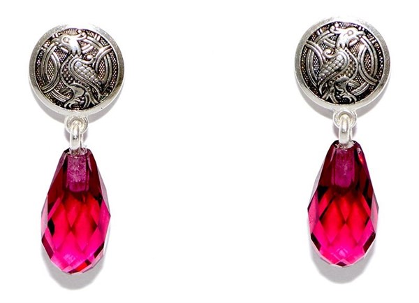 Серьги серебряные с фианитами 2.93 гр. 228933