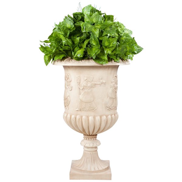 Вазон Амфора Деметры Антик слоновая кость Bo77029_2883