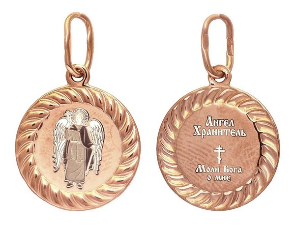 Образок позолоченный (красн.) Матрона Московская 1.35 гр. 227924