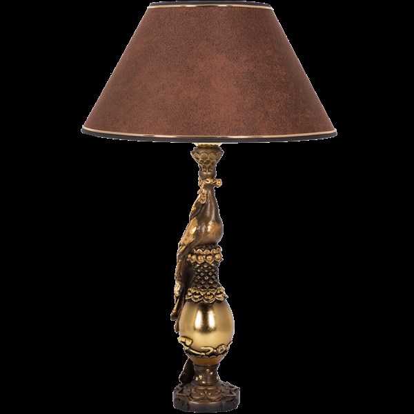 Настольная лампа Павлин Шоколад Bo32081_1965;Bo34013_1965