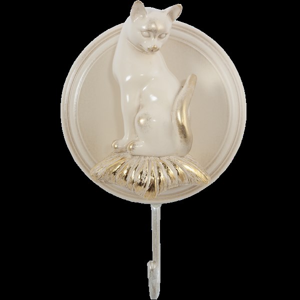 Настенный крючок Кошечка Айвори Bo75089_2453