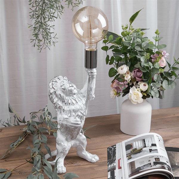 Настольный светильник Лев Ричард Белый Bo32144_3318