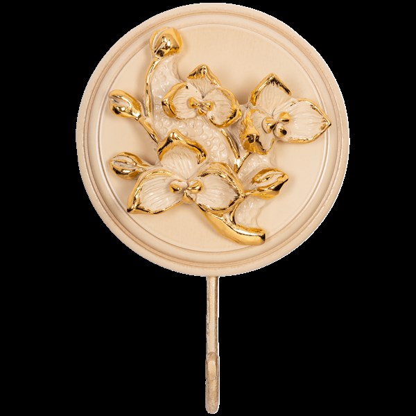 Настенный крючок Орхидея Айвори Bo75100_3765