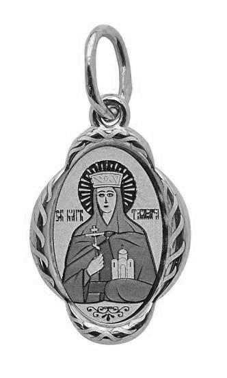 Образок серебряный Благоверная царица Тамара 1.36 гр. 228050