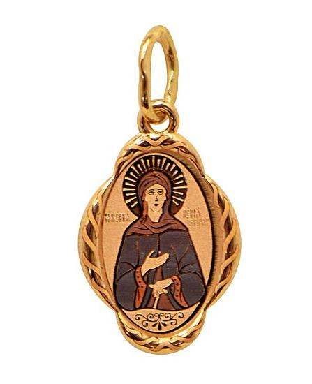 Образок позолоченный (красн.) Ксения Петербургская 1 гр. 228066