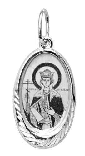 Образок серебряный Святая мученица Елена 1.27 гр. 228124