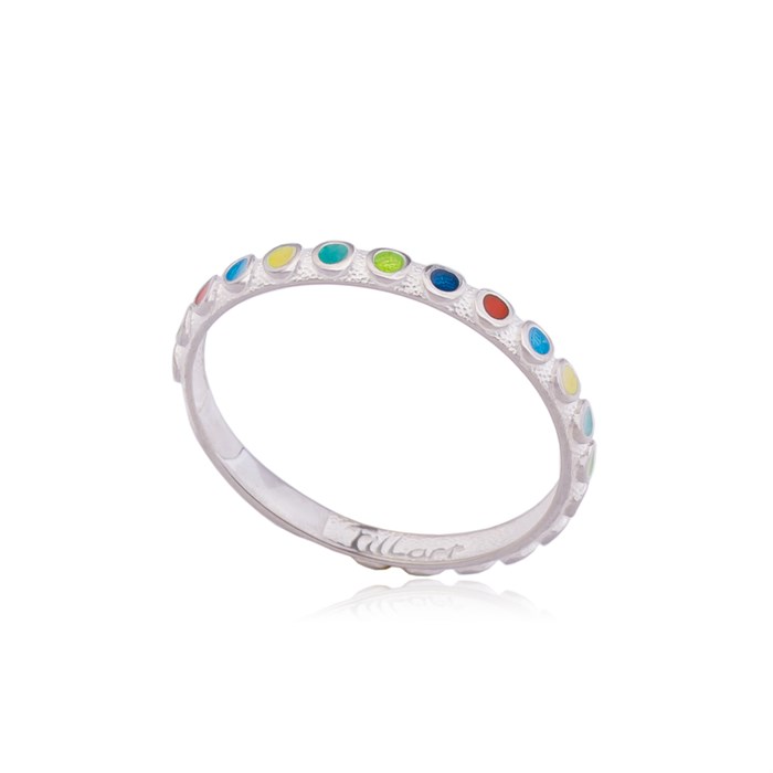 Кольцо из серебра «Пири пири», с эмалью Fil61.330-466