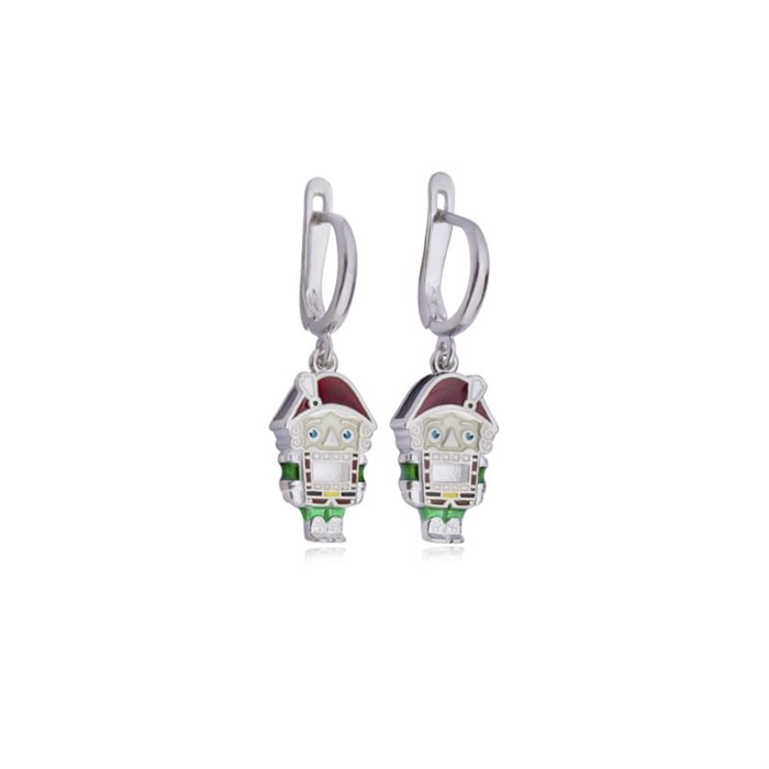 Серьги-подвески из серебра «Щелкунчик» Fil31.274-552
