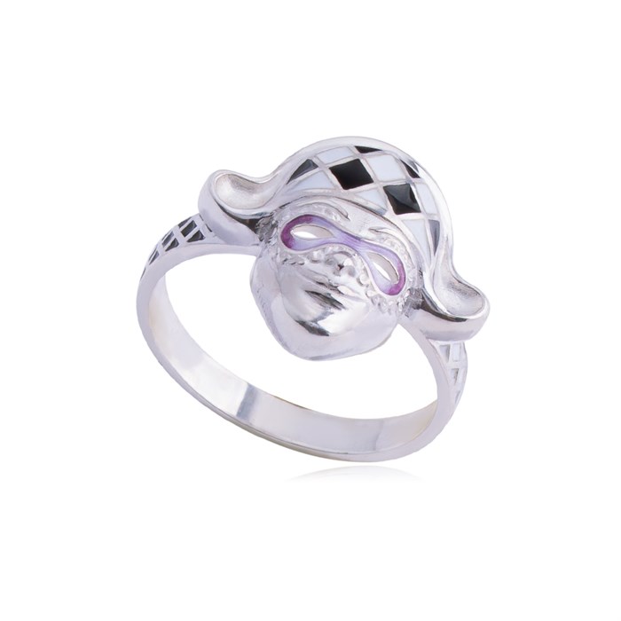 Кольцо «Арлекин», фиолетовое Fil61.286-592
