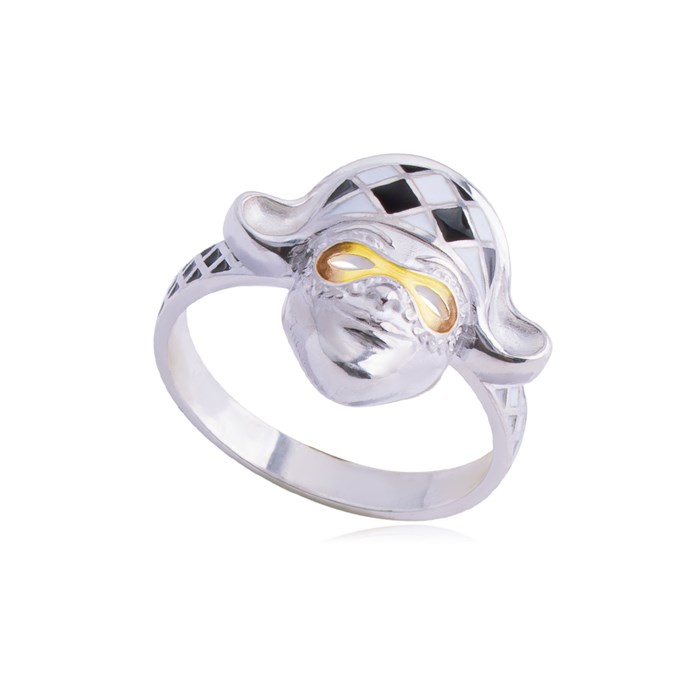 Кольцо «Арлекин», желтое Fil61.286-593