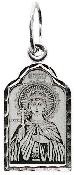 Образок серебряный Великомученица Екатерина 1.16 гр. 228162