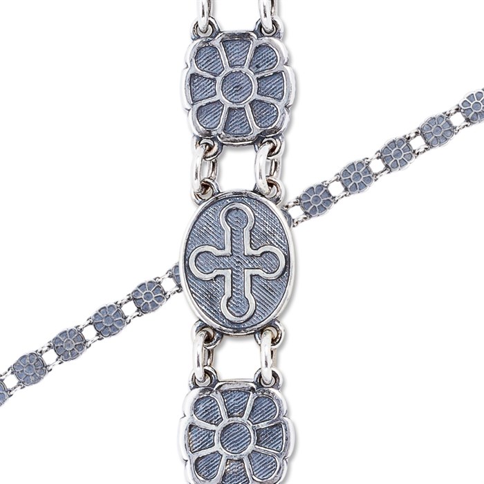 Браслет из серебра «Ромашка» Fil9.49.1-701