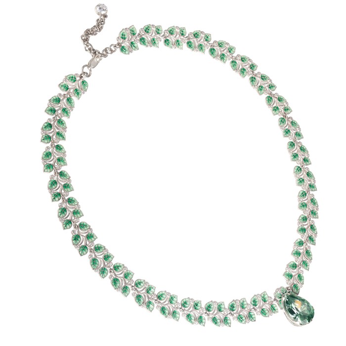 Колье «Мелисса», зеленое Fil7.39-743