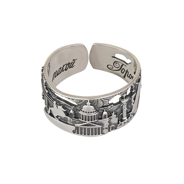 Кольцо из серебра «Весь Петербург» Fil61.170с-816