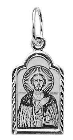 Образок серебряный Святой мученик Роман 1.14 гр. 228196