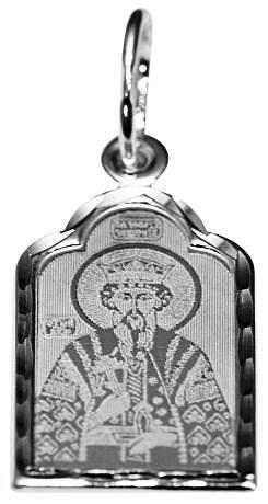 Образок серебряный Благоверный князь Вячеслав 1.14 гр. 228200