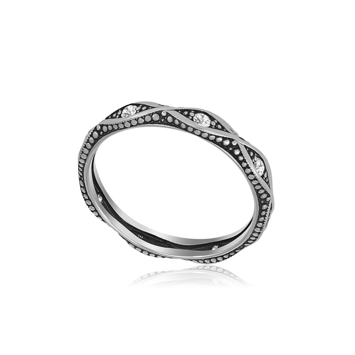 Кольцо из серебра «Античное» с фианитами Fil61.152-931