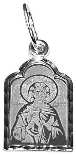 Образок серебряный Святой мученик Анатолий 1.13 гр. 228203
