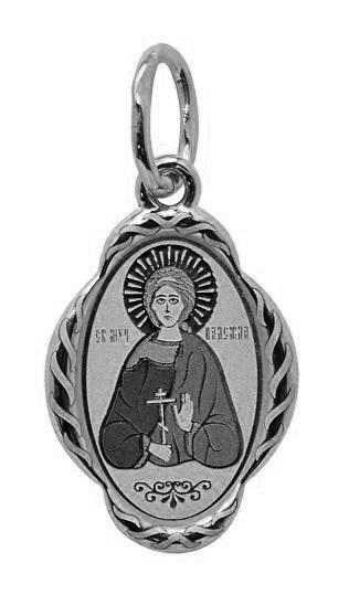 Образок серебряный Святая мученица Надежда 1.03 гр. 228220