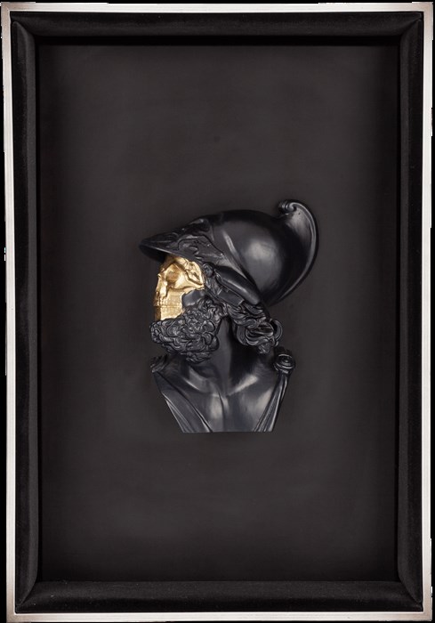 Резное панно из бука "Бюст Менелая" RM100138 - фото 81139