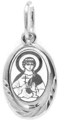 Образок серебряный Святая мученица Алла 0.98 гр. 228360